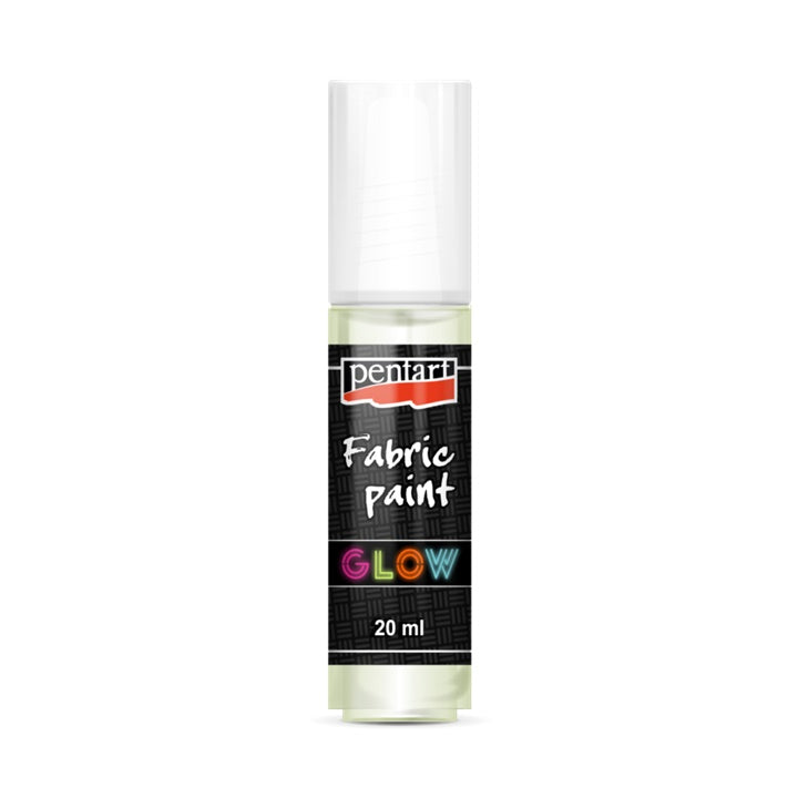 3D svetleča tekstilna barva Pentart | različni odtenki – pogled 2