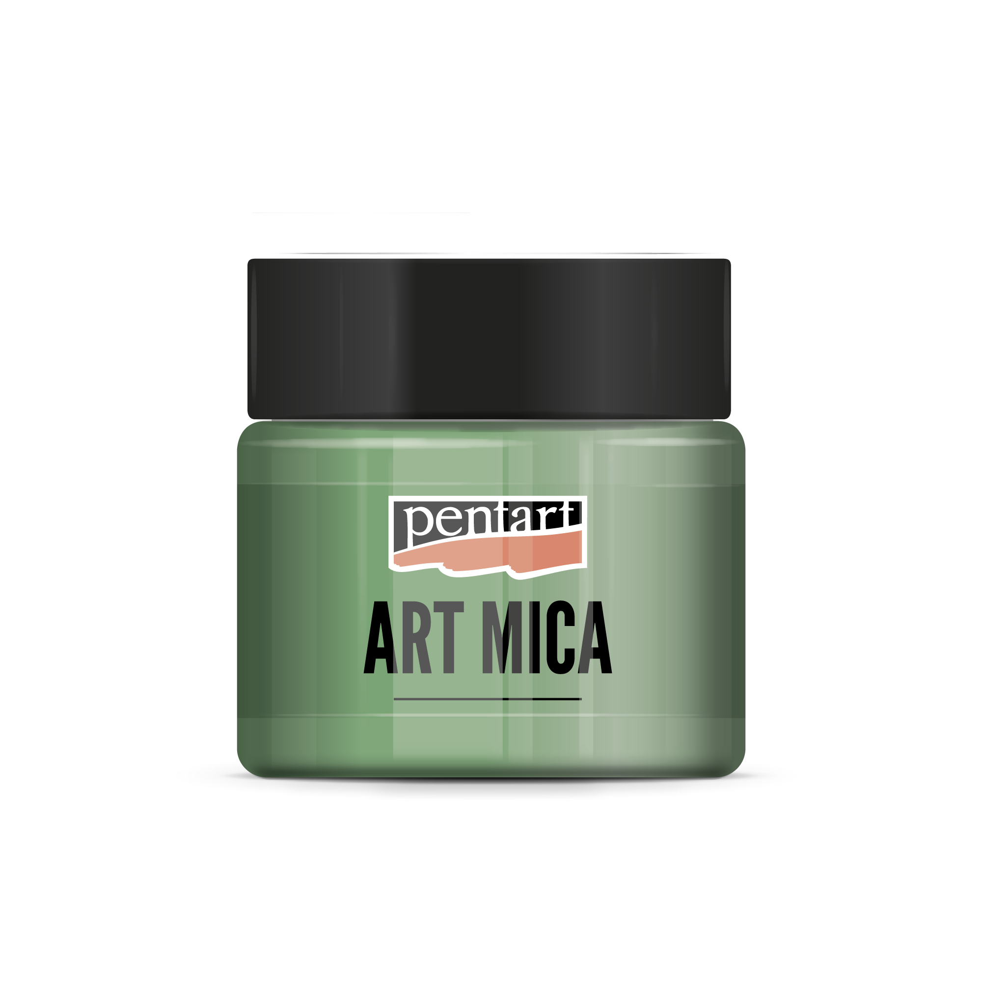 Pentart Art Mica efektni mineralni prah golden green 9 g