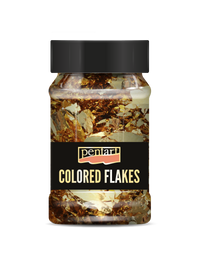 Kosmiči iz kovinske folije Pentart 100 ml – baroque gold