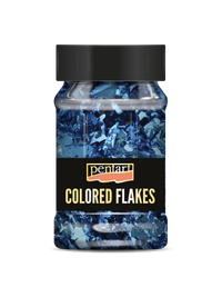 Kosmiči iz kovinske folije Pentart 100 ml – blue