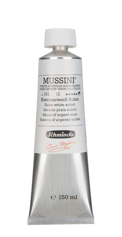 Oljne barve Schmincke MUSSINI 150 ml – 101 Ostanek svinčene bele barve