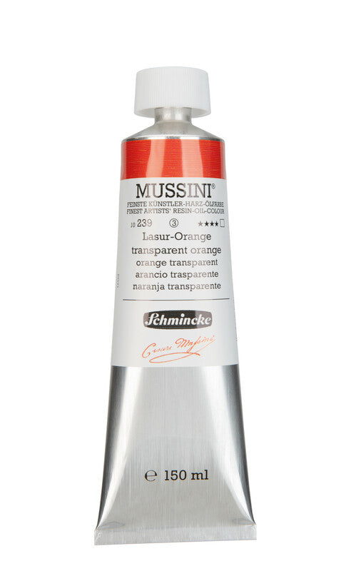 Oljne barve Schmincke MUSSINI 150 ml – 239 Transparentna oranžna