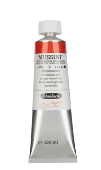 Oljne barve Schmincke MUSSINI 150 ml – 364 Cinobersko rdeča