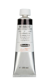 Oljne barve Schmincke MUSSINI 150 ml – 490 Pariško modra