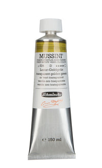 Oljne barve Schmincke MUSSINI 150 ml – 534 Transparentna zlato zelena