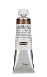 Oljne barve Schmincke MUSSINI 150 ml – 646 Naravna češka zelena zemlja