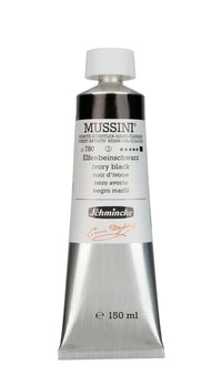 Oljne barve Schmincke MUSSINI 150 ml – 780 Slonokoščeno črna