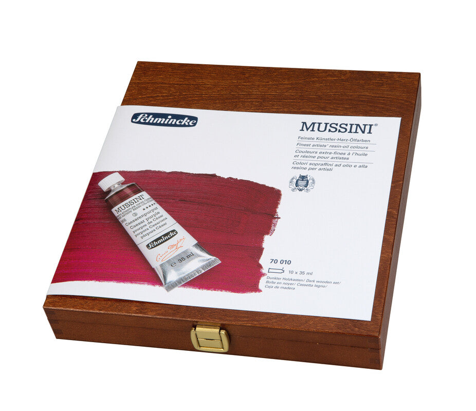 Leseni set oljnih barv Schmincke MUSSINI, 10 x 35 ml