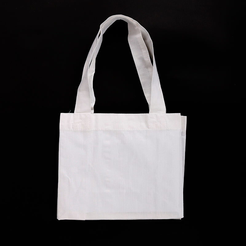Bela bombažna torba 38 x 42 cm – 23,5 x 9 x 19 cm