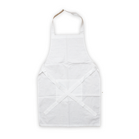 Bombažni predpasnik z žepom - 70 x 75 cm – cm, white