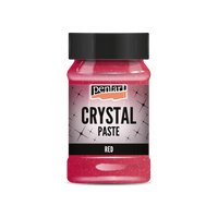 Kristalna pasta Pentart 100 ml – rdeča