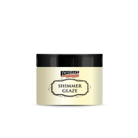 Svetleča glazura Pentart Junior Paints Shimmer Glaze 150 ml – biserno bela