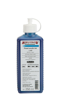 Akrilni tuš Schmincke AERO COLOR Professional 250 ml – 405 Primarna modra cian