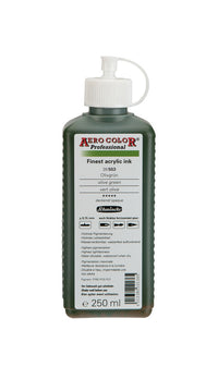 Akrilni tuš Schmincke AERO COLOR Professional 250 ml – 503 Olivno zelena