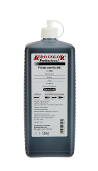 Akrilni tuš Schmincke AERO COLOR Professional 1 l – 702 Črna