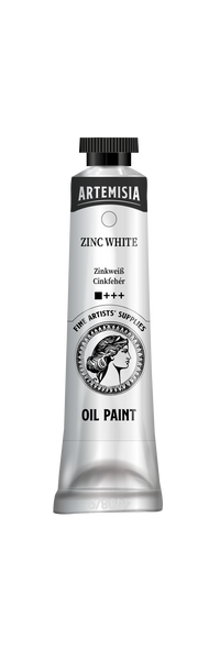 Oljna barva Artemisia 40 ml – cinkovo bela