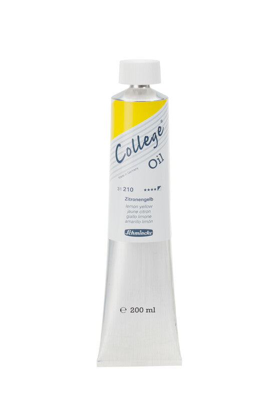 Oljna barva Schmincke College Oil 200 ml – 210 Citronsko rumena