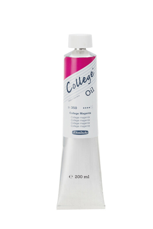 Oljna barva Schmincke College Oil 200 ml – 350 College magenta