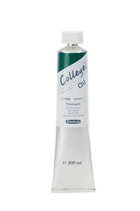Oljna barva Schmincke College Oil 200 ml – 500 Ftalo zelena