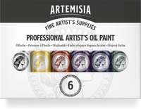 Set oljnih barv Artemisia 20 ml – 6 x