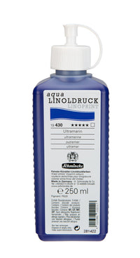 Barva za linorez Schmincke aqua-LINOPRINT 250 ml – 430 Ultramarin