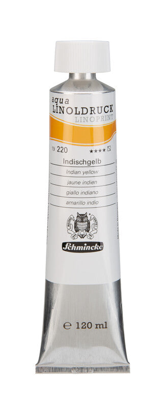 Barve za linorez Schmincke aqua-LINOPRINT 120 ml – 220 Indijsko rumena