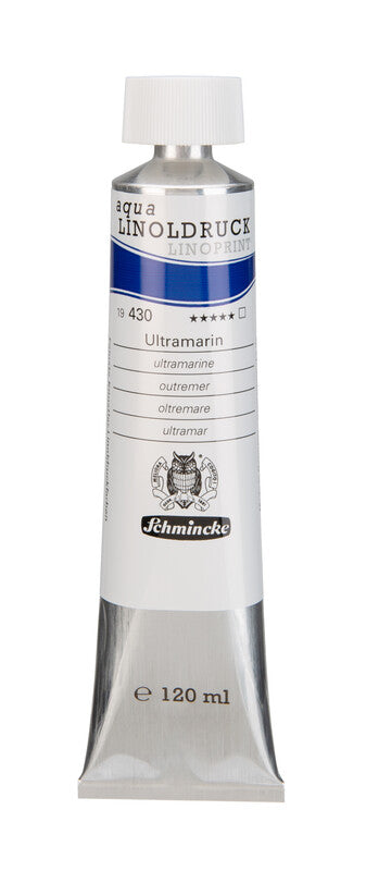 Barve za linorez Schmincke aqua-LINOPRINT 120 ml – 430 Ultramarin