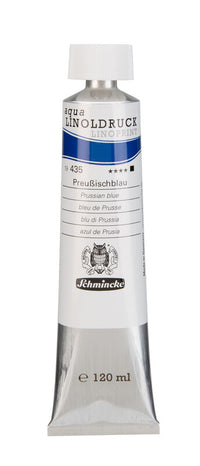 Barve za linorez Schmincke aqua-LINOPRINT 120 ml – 435 Pariško modra