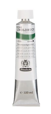 Barve za linorez Schmincke aqua-LINOPRINT 120 ml – 530 Kromoksidno zelena imitacija