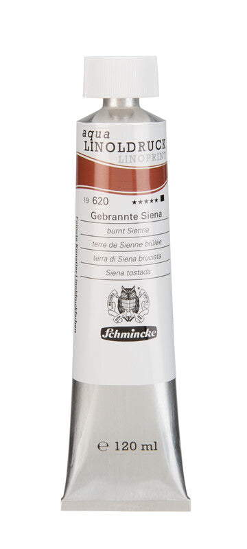 Barve za linorez Schmincke aqua-LINOPRINT 120 ml – 620 Žgana siena