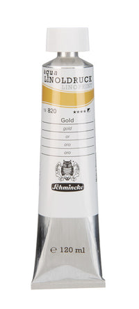 Barve za linorez Schmincke aqua-LINOPRINT 120 ml – 820 Zlata