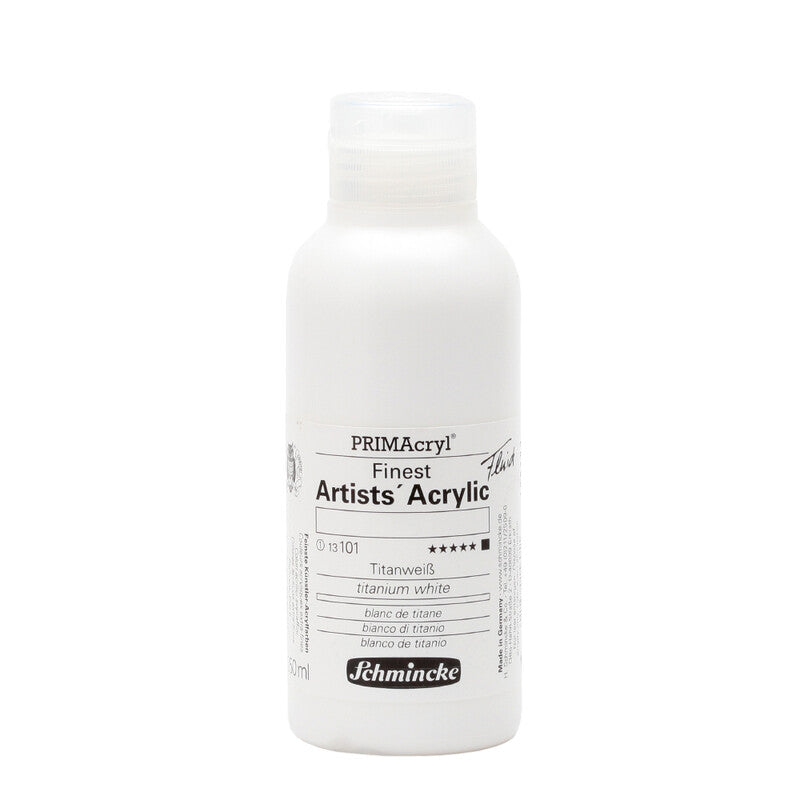 Akrilne barve Schmincke PRIMAcryl Professional 250 ml – 101 Titanova bela tekoča