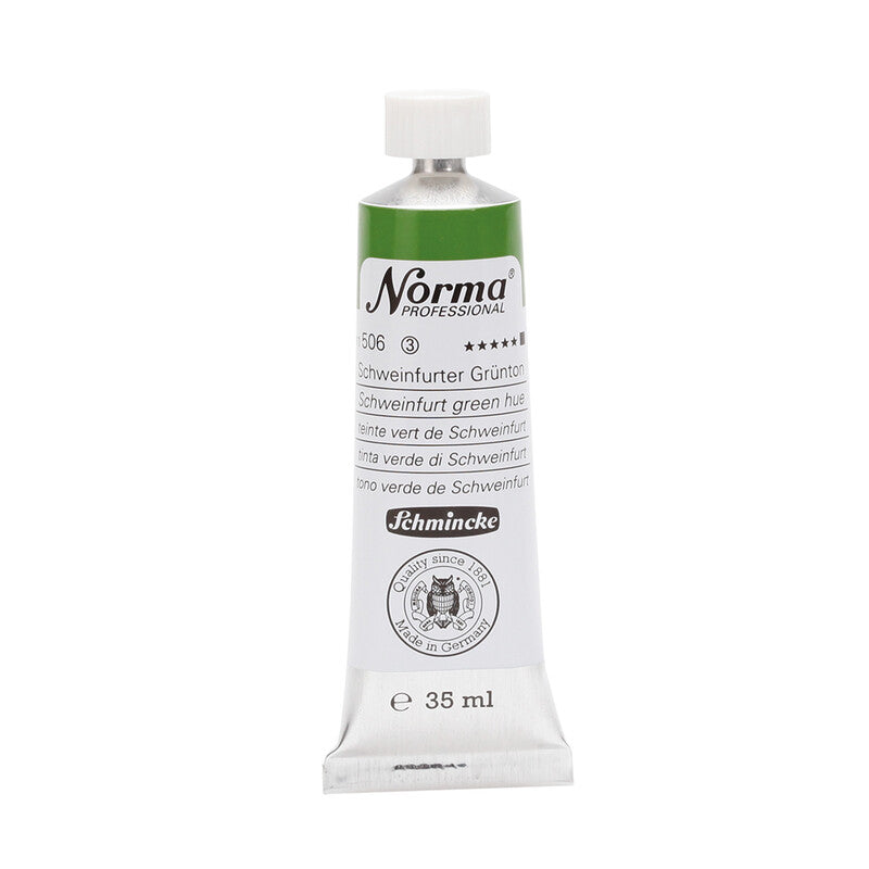 Oljne barve Schmincke Norma Professional 35 ml – 506 Schweinfurtsko zelena (odtenek)