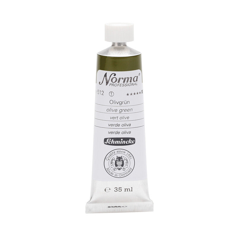 Oljne barve Schmincke Norma Professional 35 ml – 512 Olivno zelena