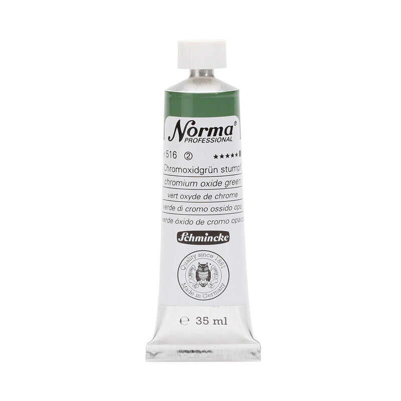 Oljne barve Schmincke Norma Professional 35 ml – 516 Kromoksidna zelena