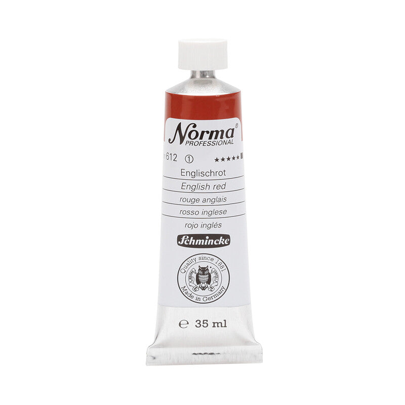 Oljne barve Schmincke Norma Professional 35 ml – 612 Angleško rdeča