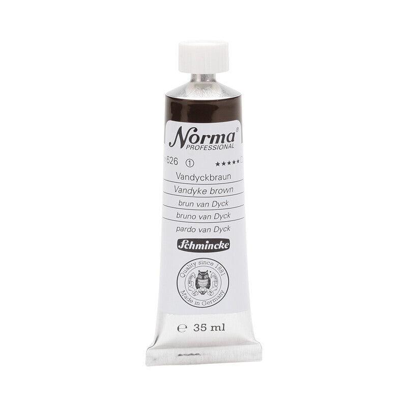 Oljne barve Schmincke Norma Professional 35 ml – 626 Van Dyck rjava
