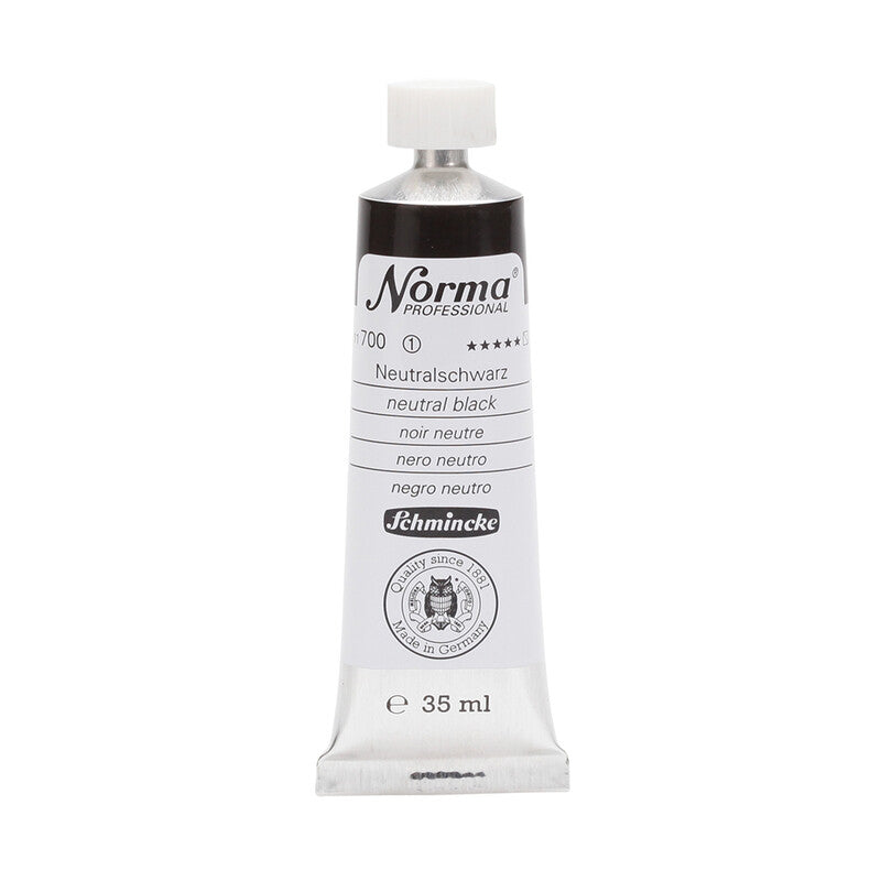 Oljne barve Schmincke Norma Professional 35 ml – 700 Nevtralna črna