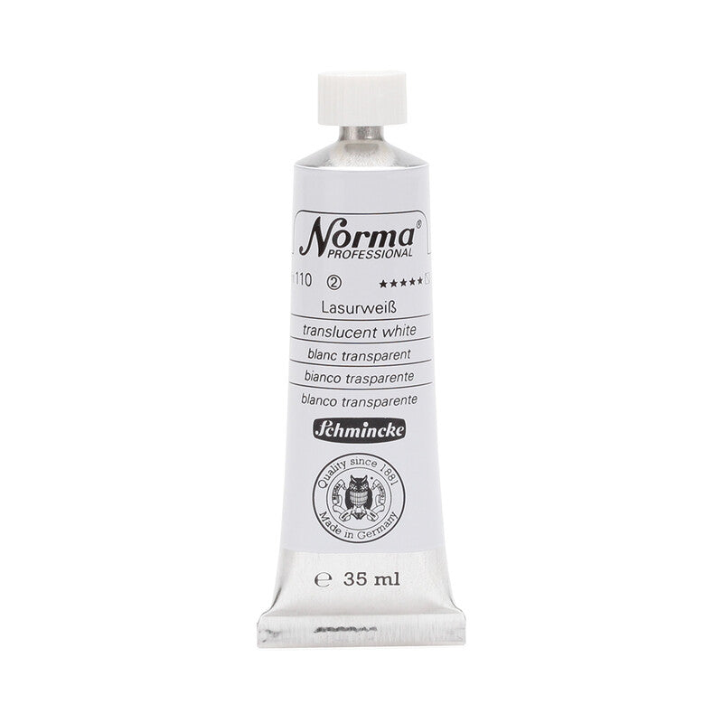 Oljne barve Schmincke Norma Professional 35 ml – 110 Transparentna bela