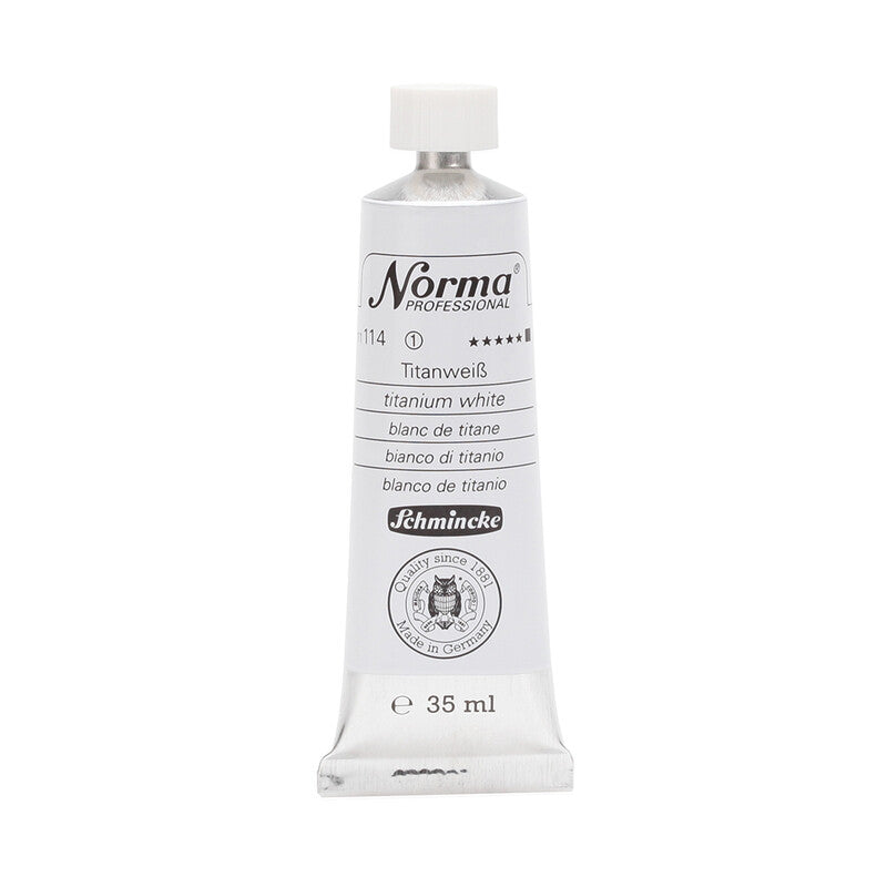 Oljne barve Schmincke Norma Professional 35 ml – 114 Titanova bela