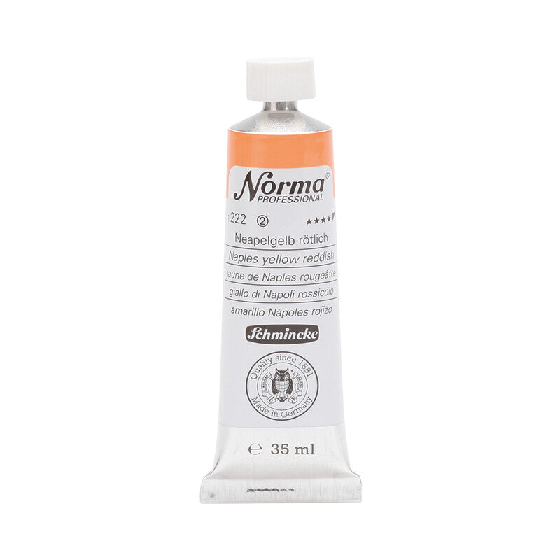 Oljne barve Schmincke Norma Professional 35 ml – 222 Neapeljska rumena rdečkasta