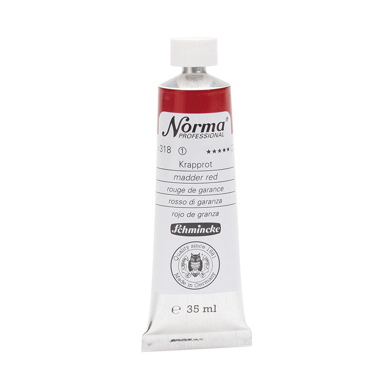 Oljne barve Schmincke Norma Professional 35 ml – 318 Kraplak rdeč
