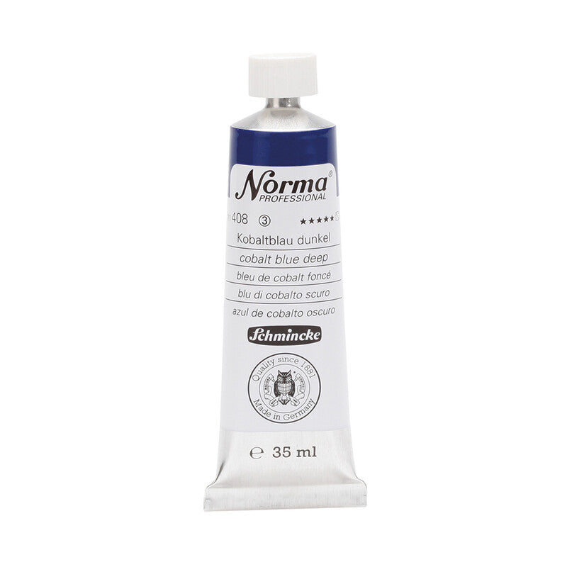 Oljne barve Schmincke Norma Professional 35 ml – 408 Kobaltno modra temna