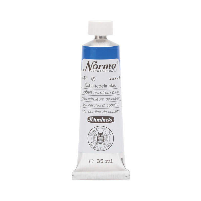 Oljne barve Schmincke Norma Professional 35 ml – 414 Kobaltno cerulean modra