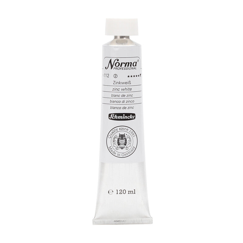 Oljne barve Schmincke Norma Professional 120 ml – 112 Cinkova bela