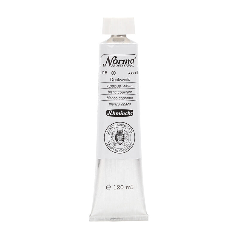 Oljne barve Schmincke Norma Professional 120 ml – 116 Prekrivna bela