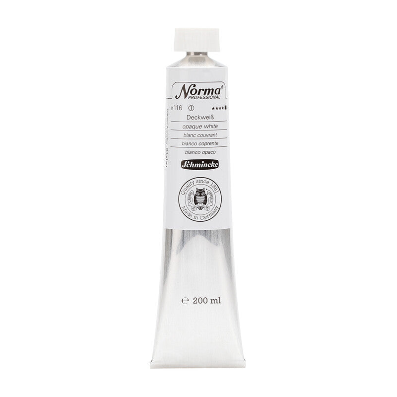 Oljna barva Schmincke Norma Professional 200 ml – 116 Prekrivna bela