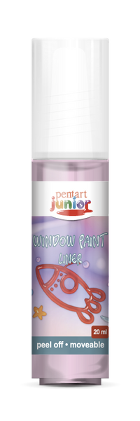 Barva za steklo Pentart Junior 20 ml – roza