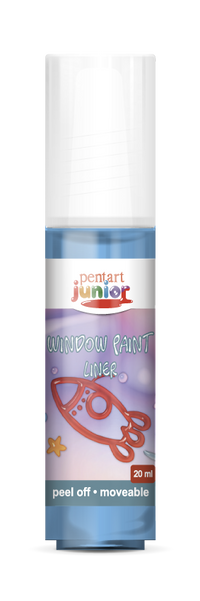 Barva za steklo Pentart Junior 20 ml – modra