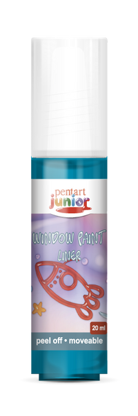 Barva za steklo Pentart Junior 20 ml – turkizna